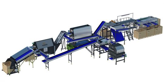 Multi product processing line