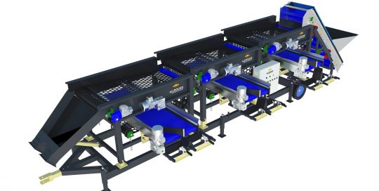 Allround grading machine