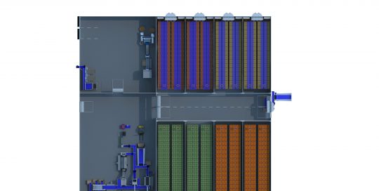 Distribution centre top view